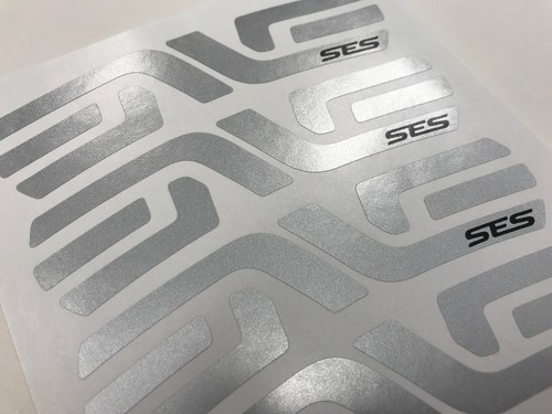 ENVE SES 56-60mm Wheel Decals White Black Silver