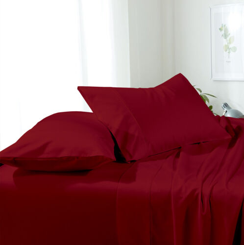 Luxury Bed Sheet Set Solid Brushed Microfiber Wrinkle-Free sheet sets 