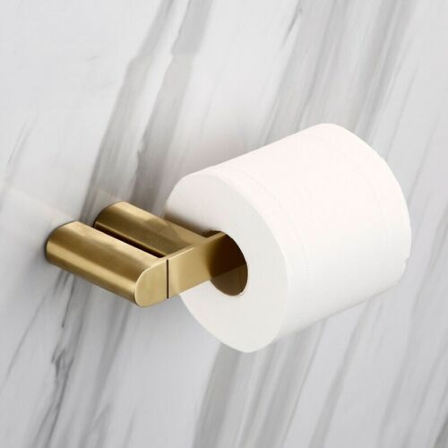 Details about  / American Brushed Gold Paper Toilet Holder Rack Bathroom Roll Tiusse Storage SUS