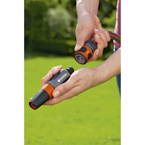 GARDENA BASIC HOSE SET Tap Nut Adaptor+Hose Connector+Spray Nozzle *German Made