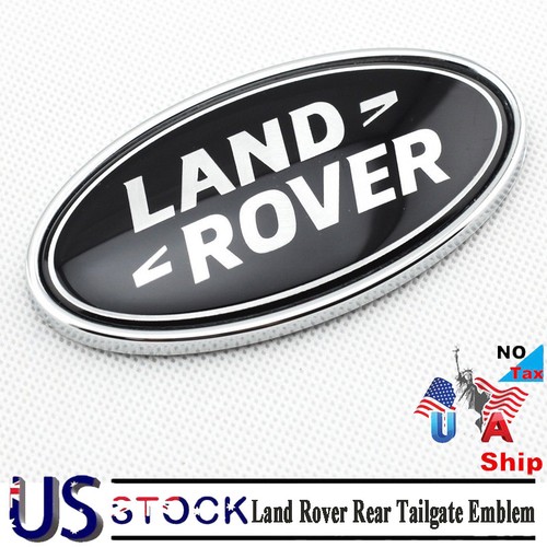 For Land Rover Grille Emblem Black Oval TRUNK TAILGATE Badge NAMEPLATE DECAL