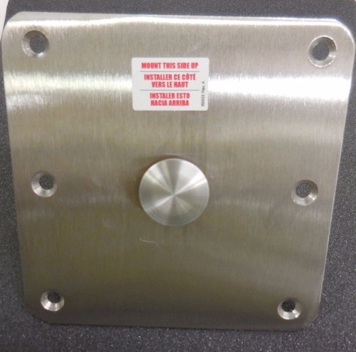BOBS MACHINE SHOP PEDESTAL DECK PLUG 0.75/" BRUSHED ALUMINUM NITRO TRITON SKEETER