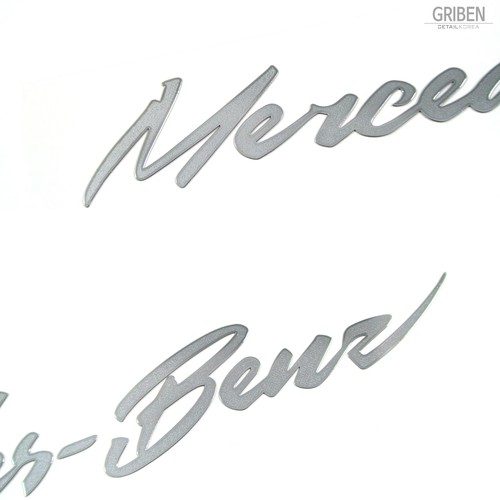 Griben Car Metal Sticker x2 Matte 60059M for Mercedes-Benz /& AMG