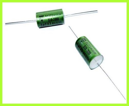 Diapositive CONDENSATORE 1µf 10/% 253vac assiale 18x31,5 1 PZ