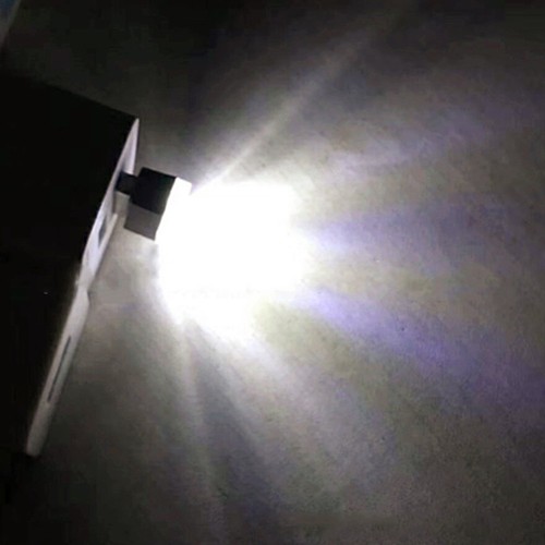 1X Mini USB Colorful LED Night Light Super Bright Car Interior Atmosphere Lamp