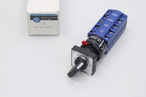 KRAUS/&NAIMER CG4 A251 FS2 V Nockenschalter Drehschalter CG4A251FS2-V OVP