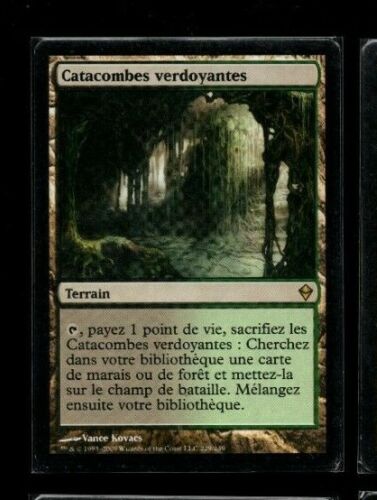 MRM FR//VF Catacombes verdoyantes Verdant Catacombs NM MTG magic ZEN