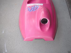 1993 93 SEADOO SEA DOO GTX pink storage hood cover 269500034
