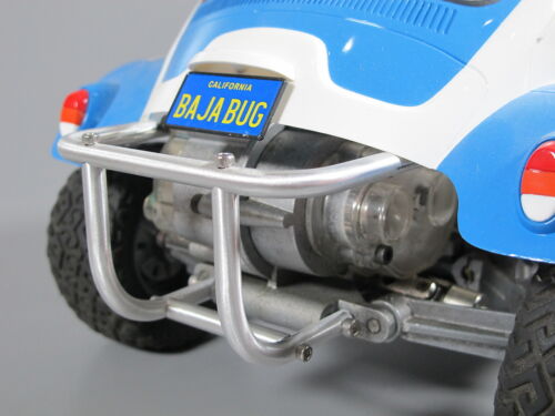 Placa de chasis de aluminio para Tamiya 1//10 RC Sand Scorcher Buggy Champ lucha
