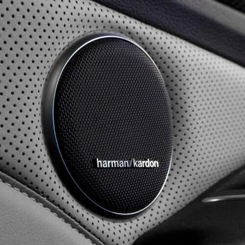 5Pcs Harman Kardon Vehicle Car Audio Speaker Badge Decals Sticker For BMW Benz