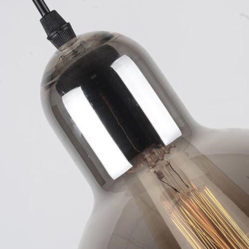 Kitchen Pendant Light Glass Lamp Grey Chandelier Lighting Modern Ceiling Lights