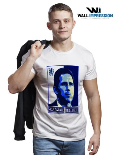 Football Chelsea Fan Printed T Shirt Retro Tee Men/'s Super Frank Lampard