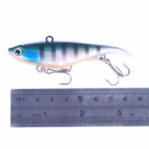 5PCS/Set Soft Rubber Ice Fishing Lure 7cm/12g Fish Bait VIB Jig Tackle Wobbler