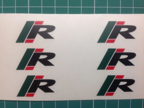 Set of 6 x Jaguar Brake Caliper Decal Sticker compatible with type R XKR