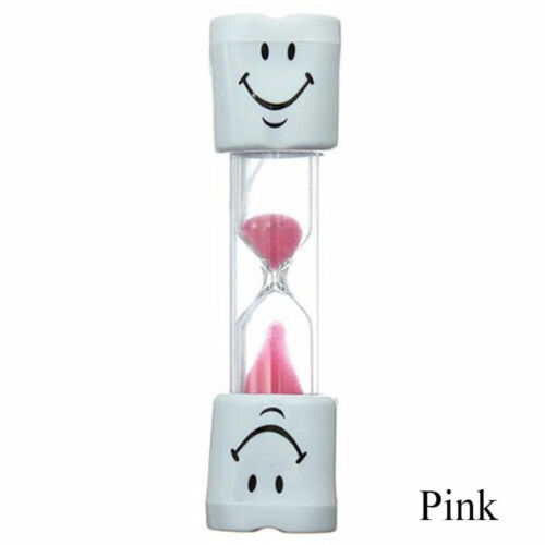 1pcs Decal Sand Clock Children Brush Teeth 3-Minute Timer Hourglass Smile Face 