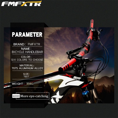 FMFXTR 31.8mm*780mm Downhill Bike Handlebar Aluminum Mountain Bicycle Riser Bar