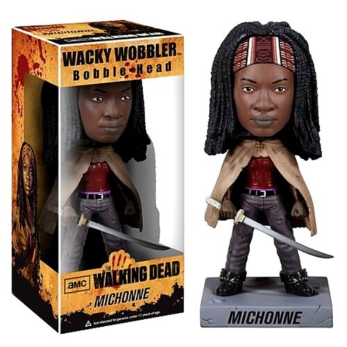 scatola rovinata Bobble-head Michonne The Walking Dead ufficiale by Funko