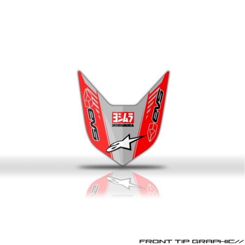 2002 2003 2004 2005 2006 2002-2012 HONDA CR 250 CR 125 FRONT TIP GRAPHIC DECAL