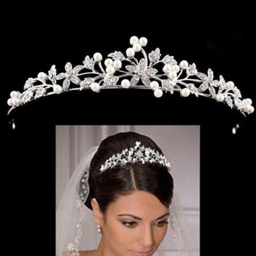 Princess Wedding Bridal Rhinestone Crystal Crown Hair Band Tiara Nice 