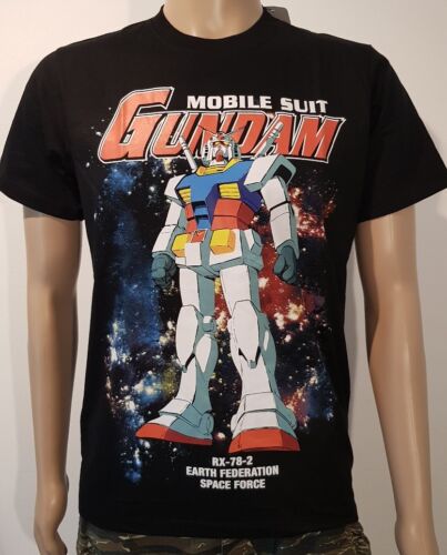 Gundam Mobile Suit rx-78-2 T-Shirt Japan Anime Mech Battle culture 