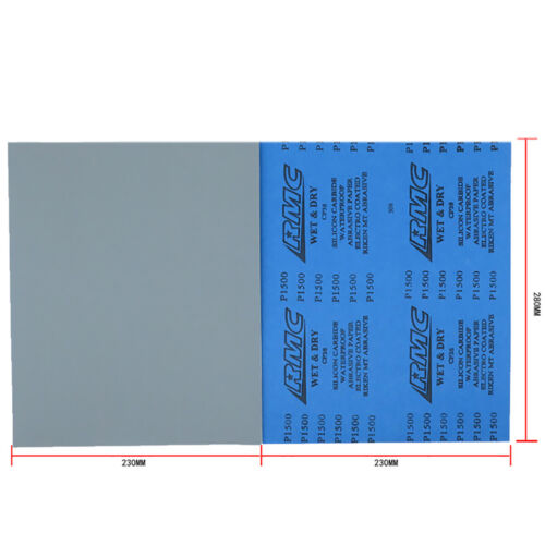 9"x11" RMC CP38 Wet and Dry Sandpaper Grit 600#-7000# Super Fine Sand Paper 