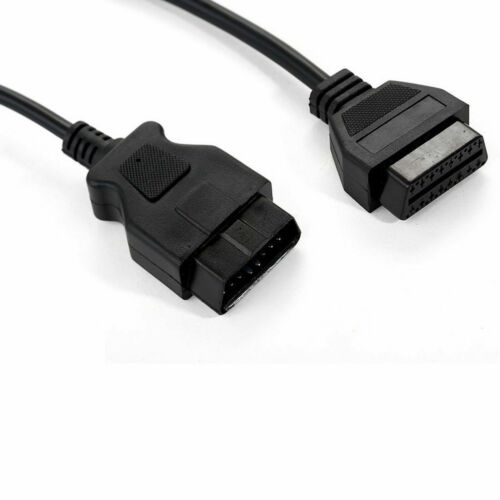 16 Pin OBD-II OBD2 Male to Female 1.5M Extension Diagnostic Cable Adapter Cord