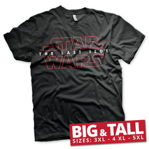 Officially Licensed Star Wars SALE 3XL Men's T-Shirt The Last Jedi Logo L 