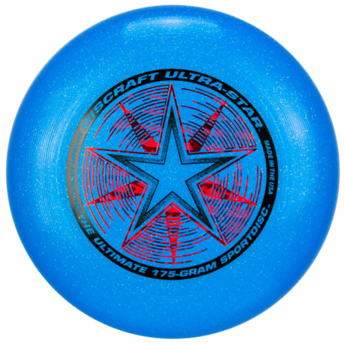 Discraft Ultrastar 175g Ultimate Frisbee GLITZERBLAU cooler Effekt NG
