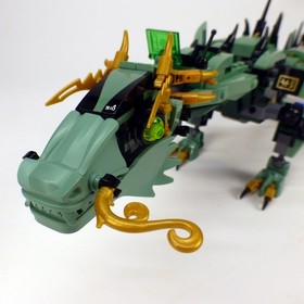 Lego Ninjago Movie 70612 Green Ninja Mech Dragon NO FIGS - INCOMPLETE (retired)