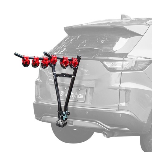 3X Bike Carrier Universal Car Back Rack Cars Rear Holder Heavy Duty Top Quality