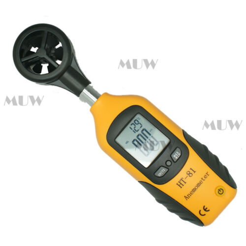 Digital Anemometer Wind Speed Measure Scale Temperature Meter CE 196-4900ft//min