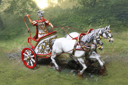 THE COLLECTORS SHOWCASE ROME 43AD CS00920 ROMAN CHARIOT WITH CHARIOTEER MIB