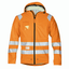 Snickers 8233 Hi-Vis PU Rain Jacket Class 3 ORANGE