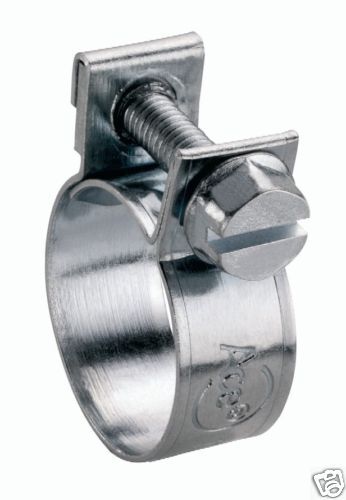 Ace Mini tuyau clip en acier plaqué zinc 15 à 17 mm Qté 10