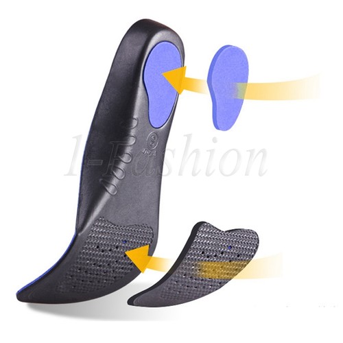 Men/'s Women/'s Plantar Fasciitis Orthotic Shoes Inserts Arch Support Insoles Pads