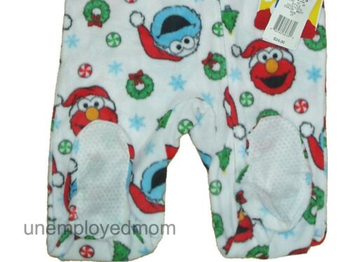Details about  / Christmas Fleece Footie Pajamas Holiday Boys PJ One 1 pc Flame Resistant Footed