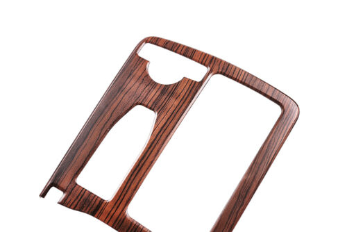 For Benz C Class W204 2008-13 Pine Wood Grain Central Console Cup Holder Frame