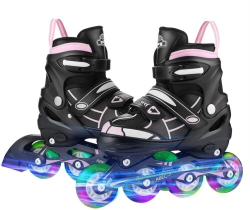 Details about  &nbsp;Hikole Adjustable Inline Skates Roller Blades Adult Kid Breathable Mesh Outdoor