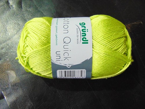Grundl cotone Rapido Doppio Lavorato a Maglia UNI 50g Palla OMBRA 144 Verde