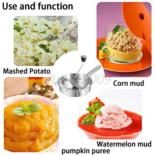 Stainless Steel Rotary Food Mill Vegetables Tomatoes Creative Home Kitchen Tools