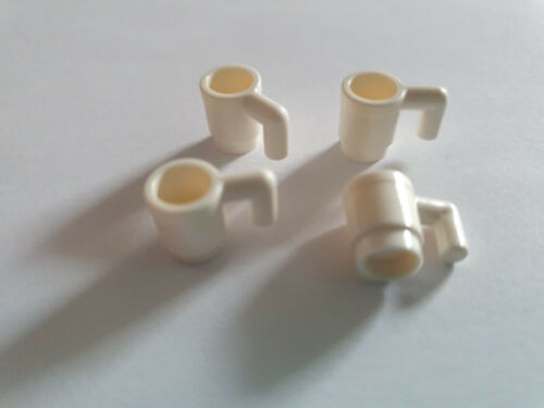 V78 Lego 4 x 3899 Cup Minifigure Accessories White 4659665 Mug 