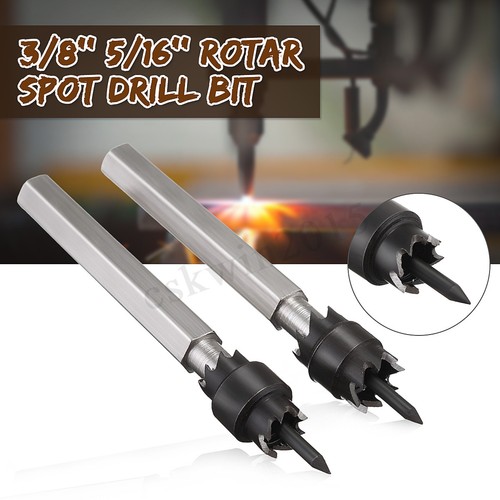 1PC 3//8/'/' 5//16/'/' Rotary Spot Weld Cutter Double Sided Drill Bit Car Body Repair