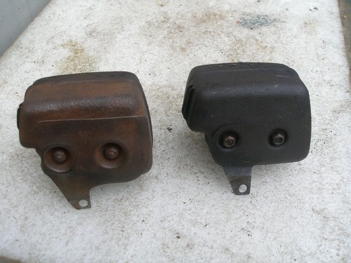 OEM HUSQVARNA 44 MUFFLER WITH SUPPORT AND STUDS #65-1