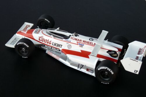 INDY RESIN 83 ROAD COURSE COORS LIGHT EAGLE RESIN//WHITE METAL KIT CART USAC