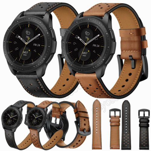 Echtes Leder 22mm Uhrenarmband Für Samsung Gear S3 Classic//Frontier//Watch 46mm
