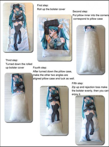 59/" Dakimakura Sailor Moon Sailor Mercury Mizuno Ami Anime Body Pillow Case SX3