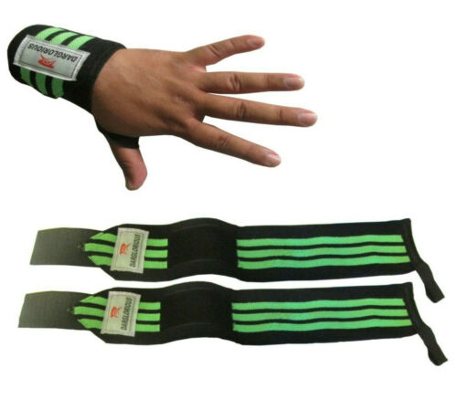 Weight Lifting Wraps Gym Wrist Support Protector Bandages Powerlifting Straps