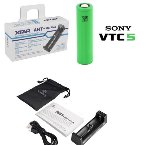 Xtar ANT MC1 Plus Ladegerät 1x Sony Konion 18650 VTC5 18650 Li-ion reualeuax