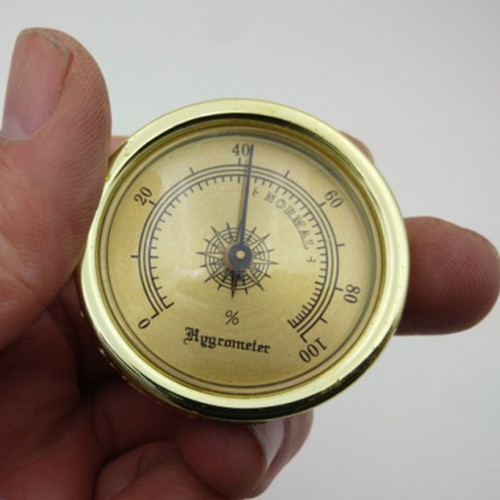 Thermometer Humidity Measuring Tool Cigar Hygrometer Monitor Meter Gauge
