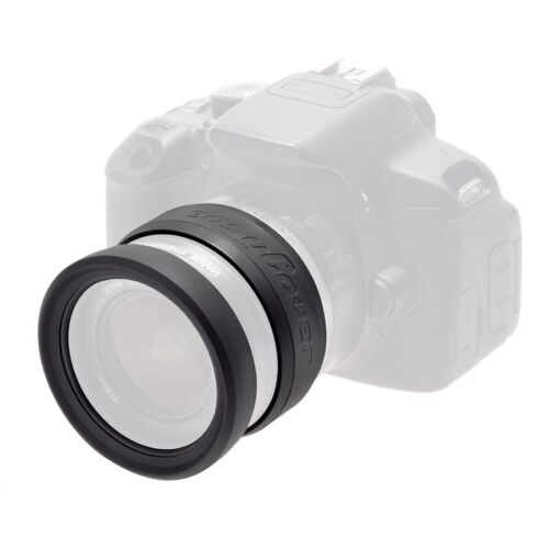 Easycover Lens Rim Stoßschutz-Set für Objektive 2-teilig 58 mm Schwarz 